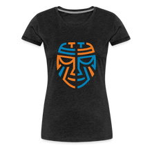 Load image into Gallery viewer, Women’s Premium Tribal T-Shirt - Color Logo - charcoal grey