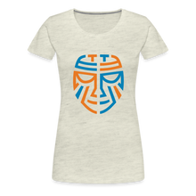 Load image into Gallery viewer, Women’s Premium Tribal T-Shirt - Color Logo - heather oatmeal