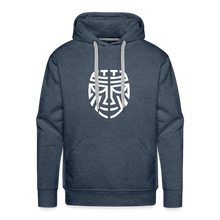 Load image into Gallery viewer, Premium Tribal Hoodie - heather denim