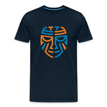 Load image into Gallery viewer, Premium Tribal T-Shirt - Color Logo - deep navy