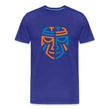 Load image into Gallery viewer, Premium Tribal T-Shirt - Color Logo - royal blue
