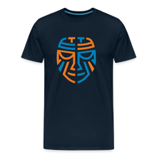 Load image into Gallery viewer, Premium Tribal T-Shirt - Color Logo - deep navy
