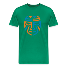 Load image into Gallery viewer, Premium Tribal T-Shirt - Color Logo - kelly green
