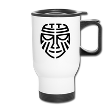 Load image into Gallery viewer, Tribal Travel Mug - white
