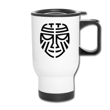 Load image into Gallery viewer, Tribal Travel Mug - white
