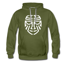 Load image into Gallery viewer, Premium Tribal Hoodie - olive green
