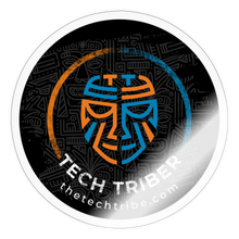 Load image into Gallery viewer, Tribal Sticker - Round - transparent glossy