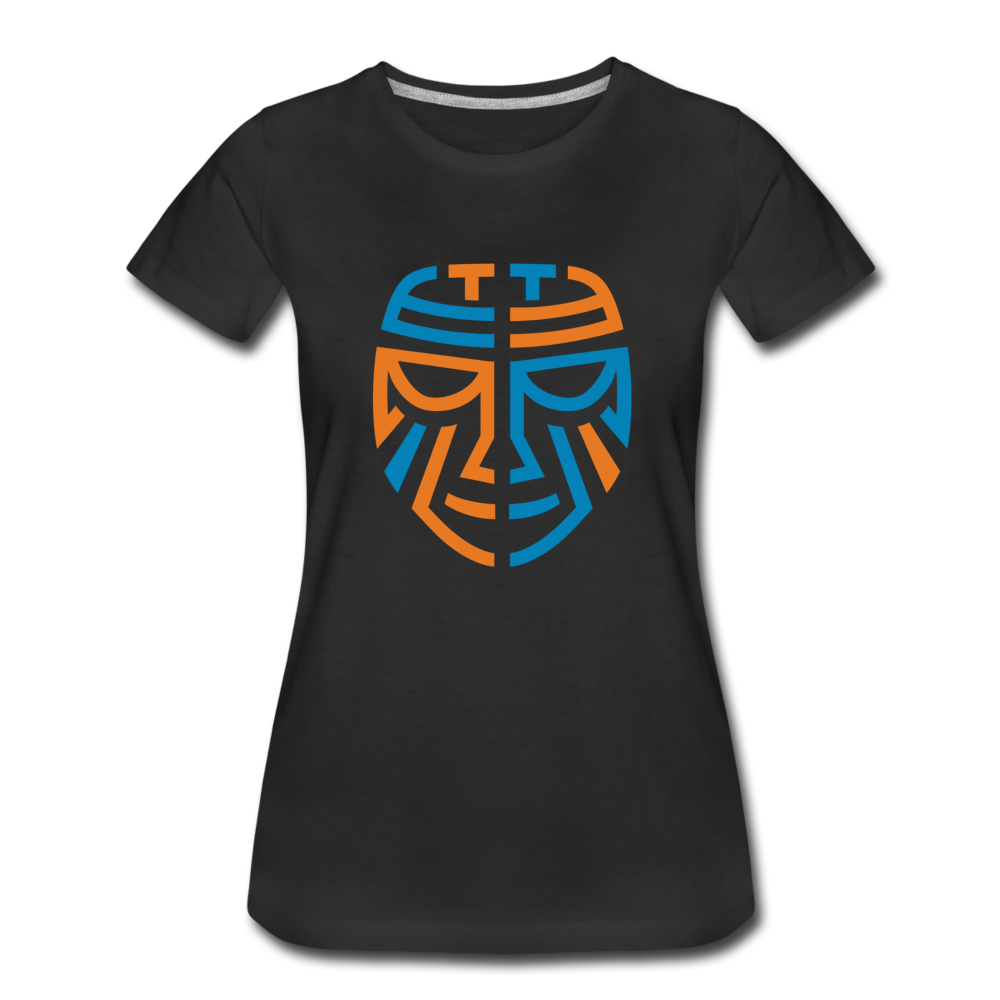 Women’s Premium Tribal T-Shirt - Color Logo - black