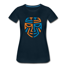 Load image into Gallery viewer, Women’s Premium Tribal T-Shirt - Color Logo - deep navy
