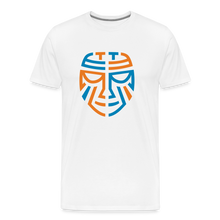 Load image into Gallery viewer, Premium Tribal T-Shirt - Color Logo - white

