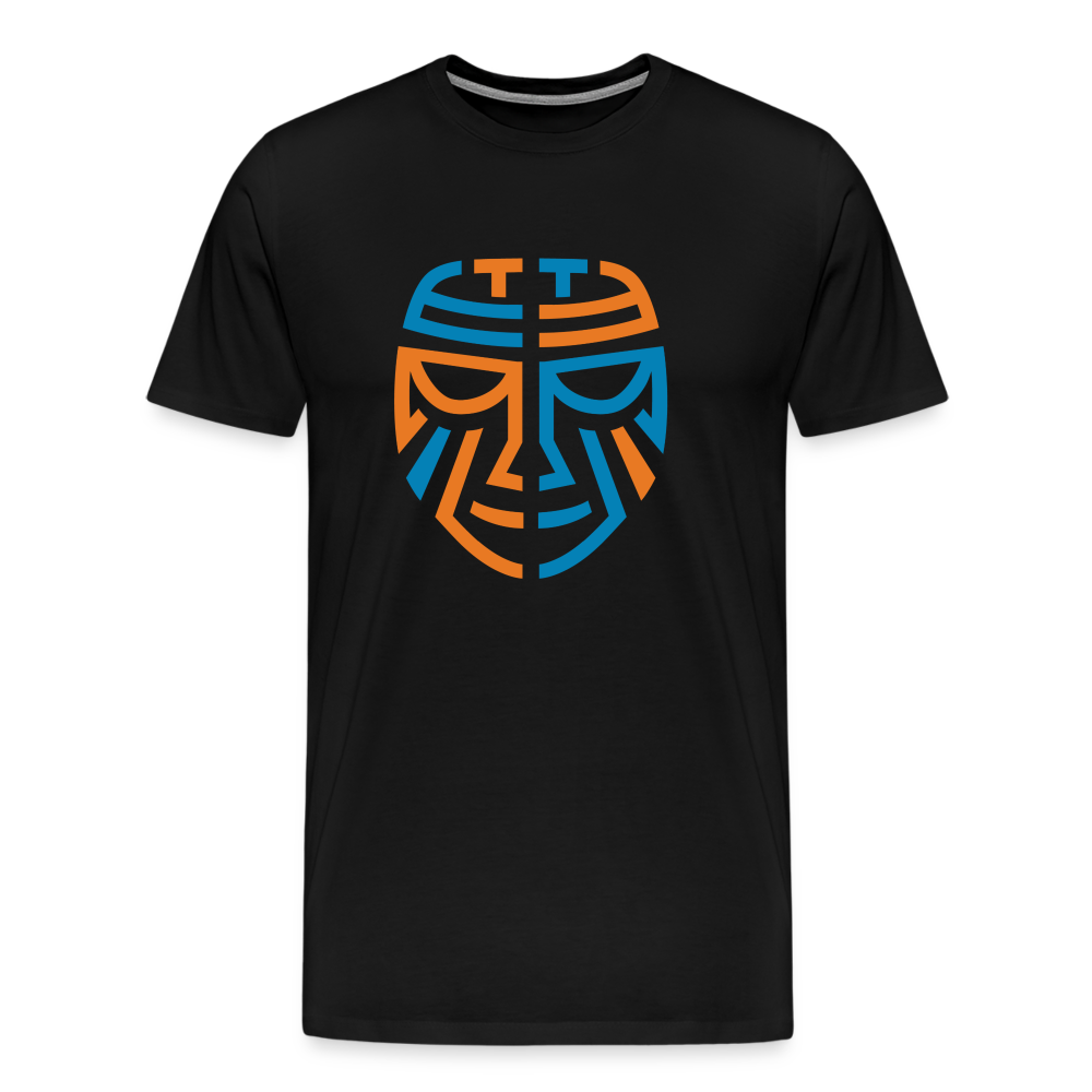 Premium Tribal T-Shirt - Color Logo - black