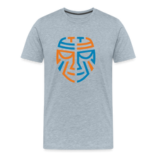 Load image into Gallery viewer, Premium Tribal T-Shirt - Color Logo - heather ice blue
