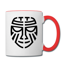 Load image into Gallery viewer, Tribal Two-Tone Mug - white/red
