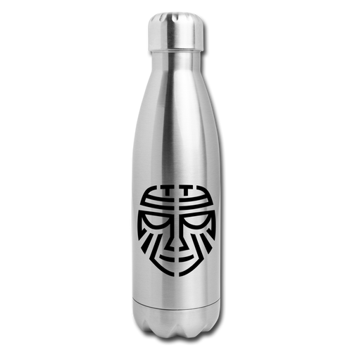Tribal Water Bottle - silver